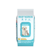 Sweet Carefor Pets Wipes for Dogs & Cats, Grooming Pet Wipes for Paws, Body, Noses and Butt, 6 Pack Pouches, Total 600 Count JF3003x6