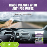 Sweet Carefor Glass Cleaner With Anti Fog Wipes, 10 Count (Pack of 1)